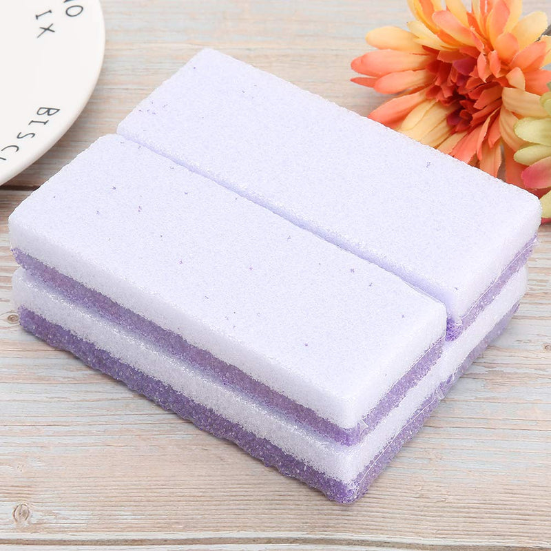 【𝐄𝐚𝐬𝐭𝐞𝐫 𝐏𝐫𝐨𝐦𝐨𝐭𝐢𝐨𝐧】 Foot Care Tool Peeling Stone, Comfortable Foot Skin Massage Hard Skin Removal Scrubber Pedicure Tool Pumice Stone, 4 for Dead Skin Foot - BeesActive Australia