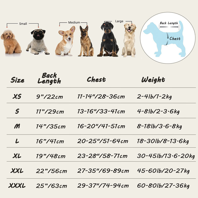 Hipet Dog Onesie Dog Surgery Recovery Suit for Male Female Surgical Suit for Spay and Neuter E-Collar & Cone Alternative Anti-Biting Lick Wound Medium Stripe Blue - BeesActive Australia