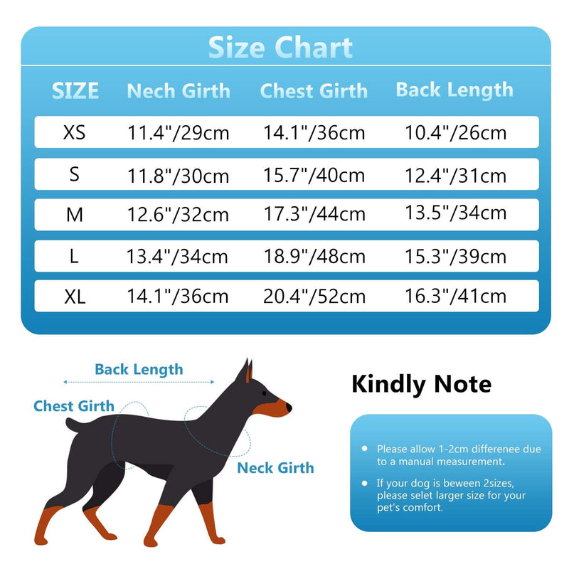 Etdane Recovery Suit for Dog Cat After Surgery, Surgical Onesies for Female Male Doggy Pet Post-Operative Vest Shirt Alternative Cone E-Collar Abdominal Wounds Protector Medium Pink Star - BeesActive Australia