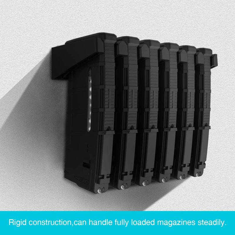 Solid ABS Standard PMAG Wall Mount, Mag Holder, Home Magazine Storage Rack 6 x PMAG Mount 1 Pack - BeesActive Australia