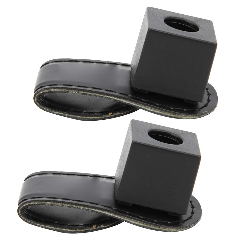 2Pcs Billiard Chalk Holder,Pocket Pool Chalk Holder Cue Magnetic Belt Clip Compact And Delicate Stitching Billiards Accessories - BeesActive Australia