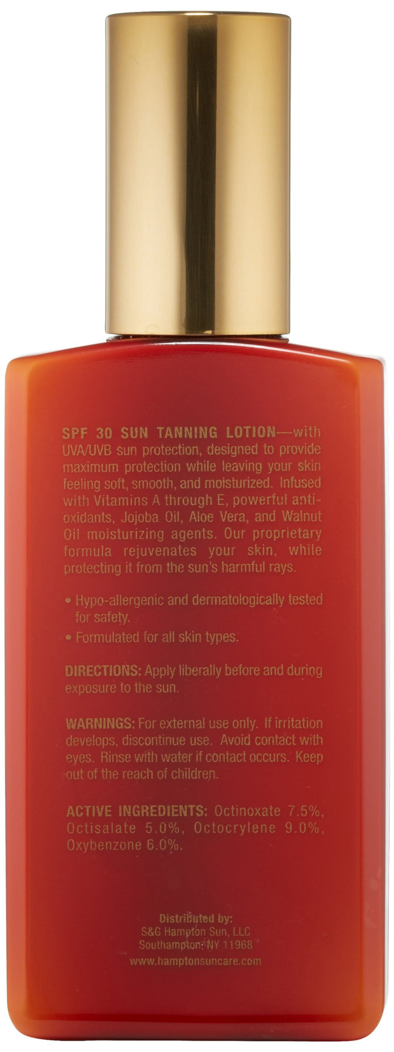 Hampton Sun SPF 30 Lotion, 4 Fl Oz - BeesActive Australia