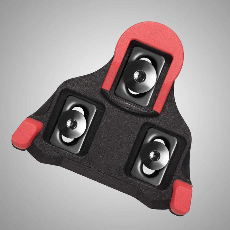 NAACOO SPD Road Bike Cleats for Shimano Speed-SL SM-SH10 SH11 SH12 Cleats- Indoor Outdoor Peleton Spin Cycling Pedals Cleat & Bicycle Clips Set Cleats Red - BeesActive Australia