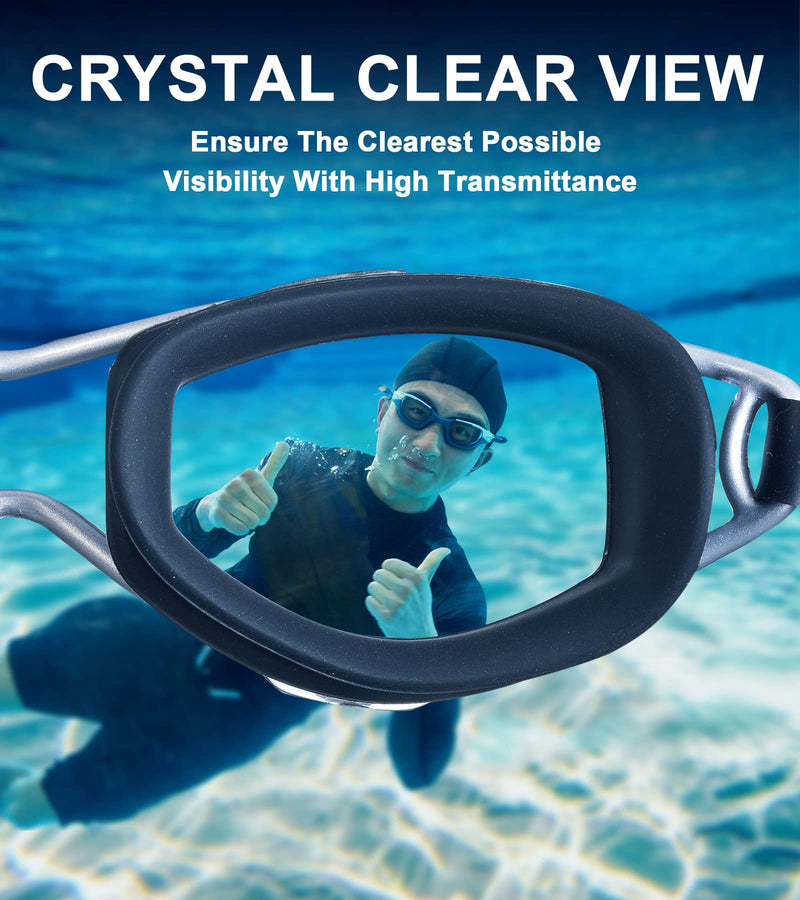 Swimming Goggles Adult Swim Goggles Anti-fog Clear Vision UV Protection for Women Men - BeesActive Australia