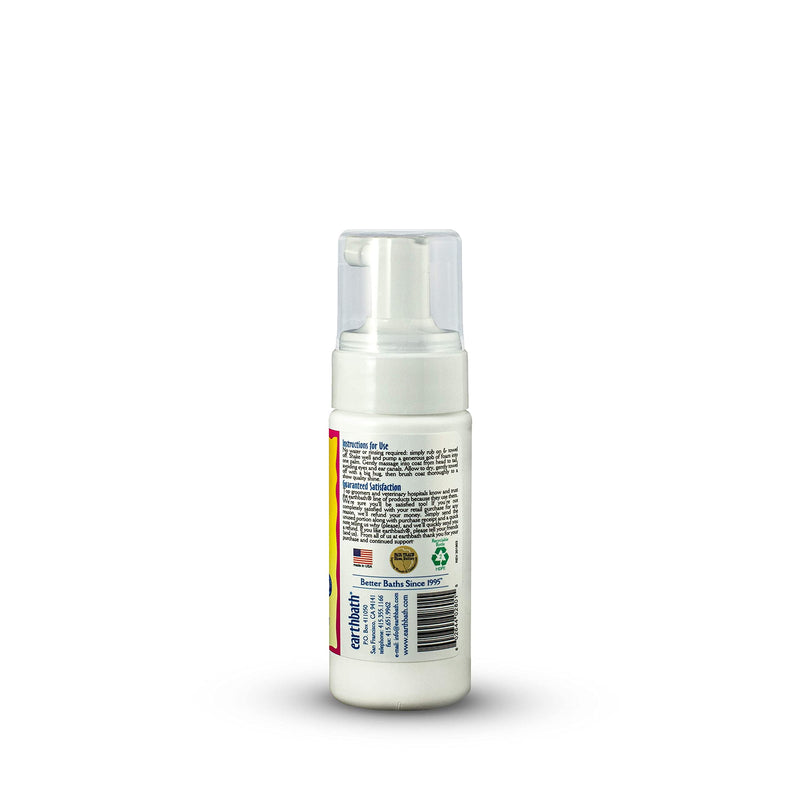 earthbath All Natural Hypo-Allergenic Cat Grooming Foam - for Cats & Kittens, with Organic Fair Trade Shea Butter, No Water Needed, Rub On & Towel Off, Made in USA - 4 Fl Oz - BeesActive Australia