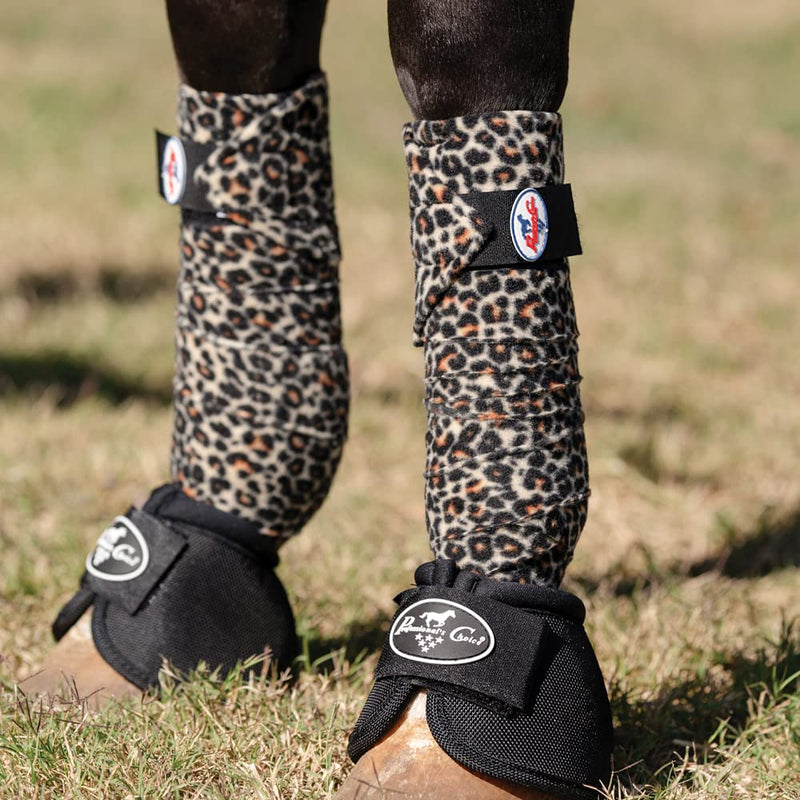 Professional's Choice Cheetah Print Polo Wraps - BeesActive Australia