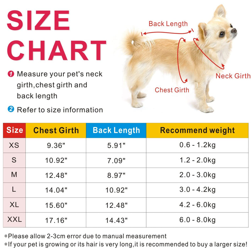 Idepet Pet Dog Hoodies Dog Clothes for Small Dogs Vest Chihuahua Clothes Warm Coat Jacket Autumn Puppy Outfits Cats Dogs Clothing X-Small (Pack of 1) NavyBlue - BeesActive Australia