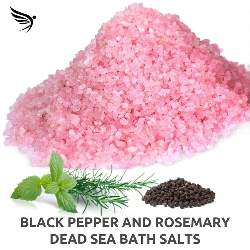 Bath Salts Muscle Soak - Made in UK (450g) Natural Dead Sea Salts for Women, Men, Girls and Kids. Luxury Detox with Essential Oils Muscle Relax - BeesActive Australia