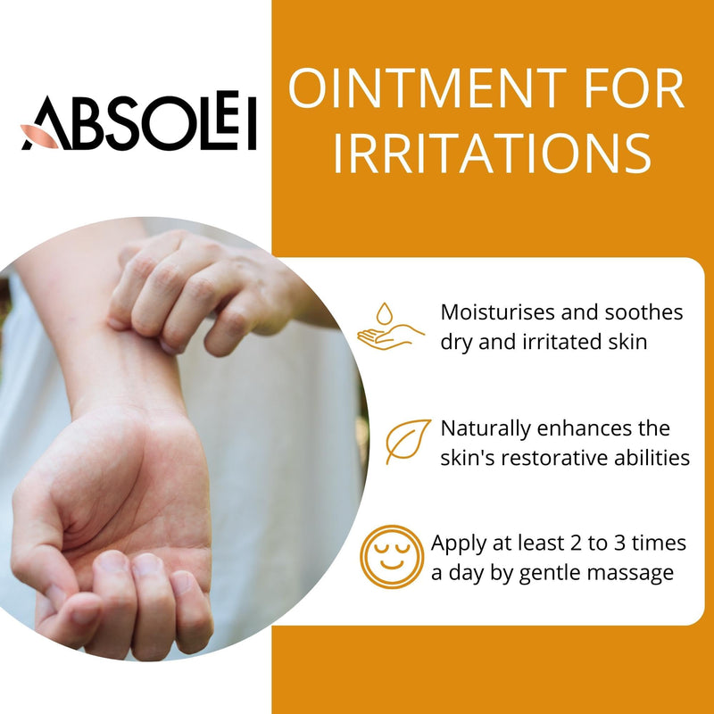 Absolei Propolis Ointment, Natural Ointment for Skin Irritations, Dry and Cracked Skin with 30% Propolis, 40 ml - BeesActive Australia