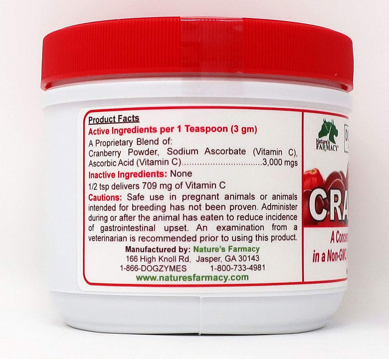 Dogzymes Cran Tri C Urinary Tract Support, Vitamin C Blend, 1418mg per Teaspoon (8 Ounce) 8 ounce - BeesActive Australia