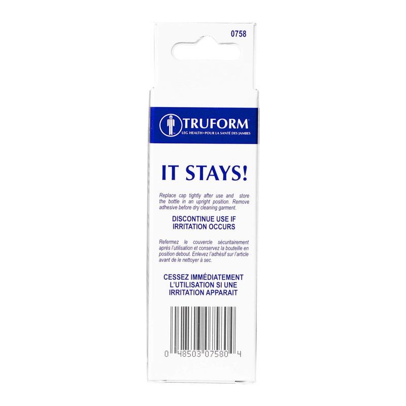 Truform Roll-on Body Adhesive, Prevents Stocking Rolling or Falling Down, 2 fl. Ounce, Made in USA - BeesActive Australia