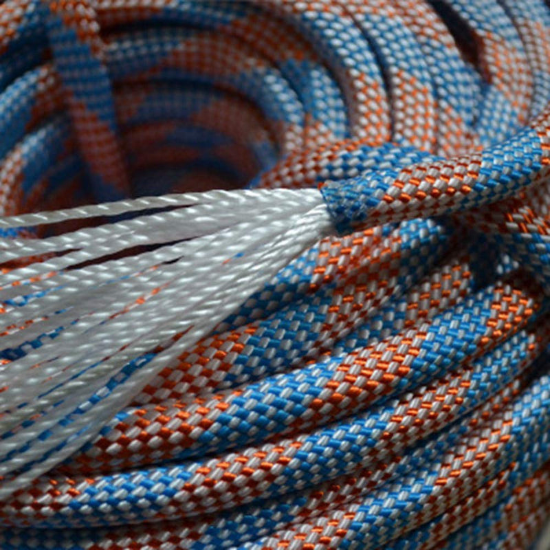 DESERT & FOX Outdoor Emergency Rope,Camping Ropes Climbing Ropes Diameter 9mm 10m/20m/30m/50m Wear Resistant High Strength Hiking Accessory Tool Blue 10m/32.8ft - BeesActive Australia