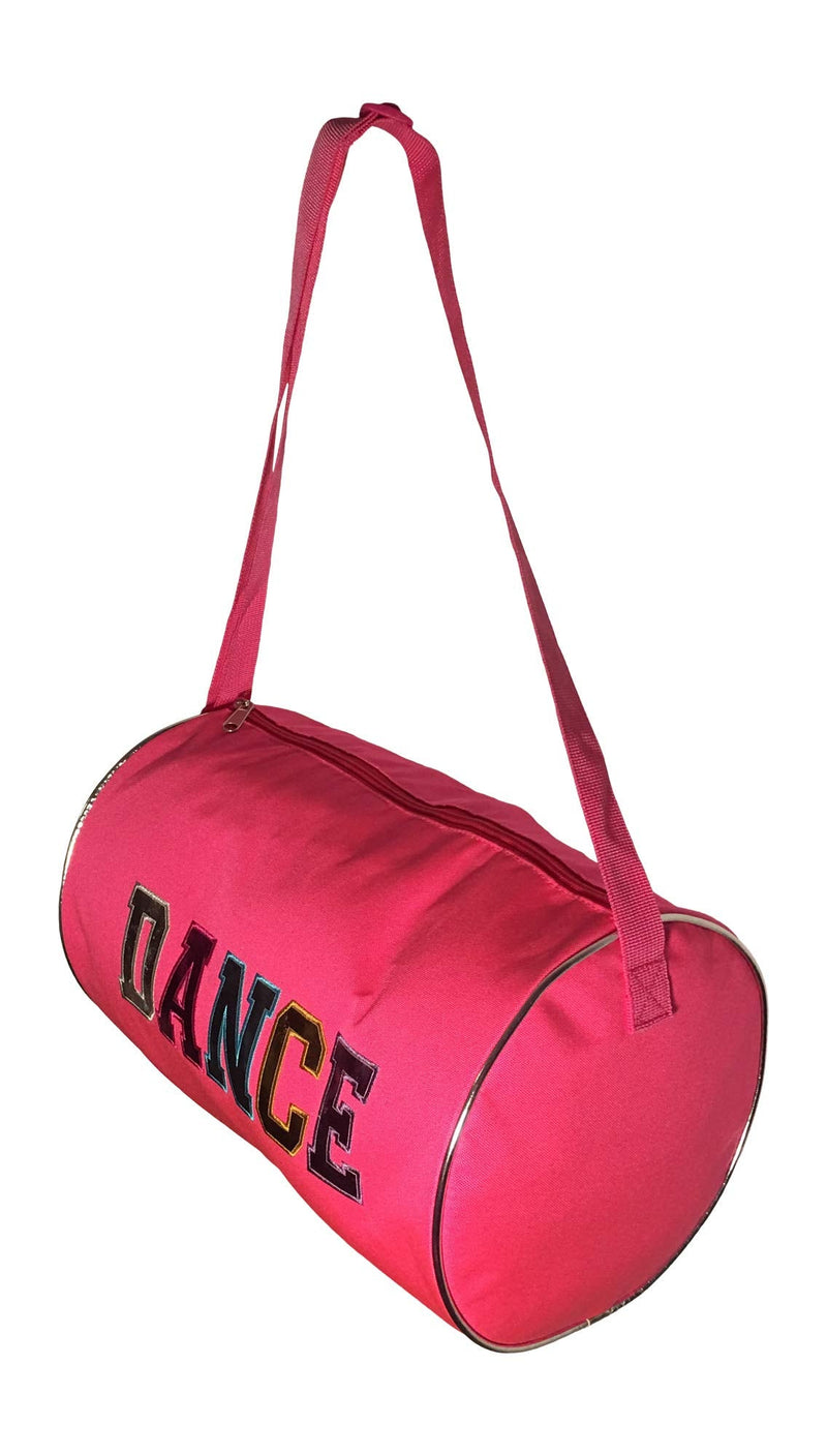 Dance Duffel Bag Multicolored Dance Print (Fuchsia) Fuchsia 13" - BeesActive Australia