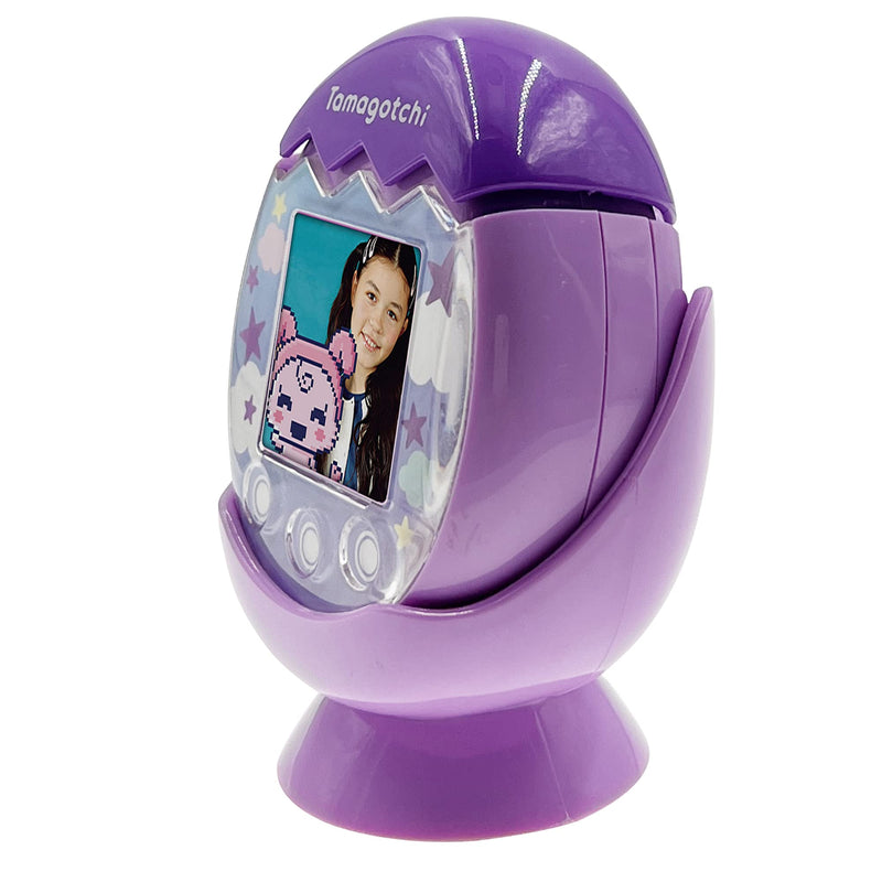 Leo Tube Desktop Dock Cradle Stand for Tamagotchi Pix Interactive Pet Machine with Camera, Holder Stand Compatible with New Tamagotchi Pix Electronic Pet Accessory (Only Holder Stand)（Purple） Purple - BeesActive Australia