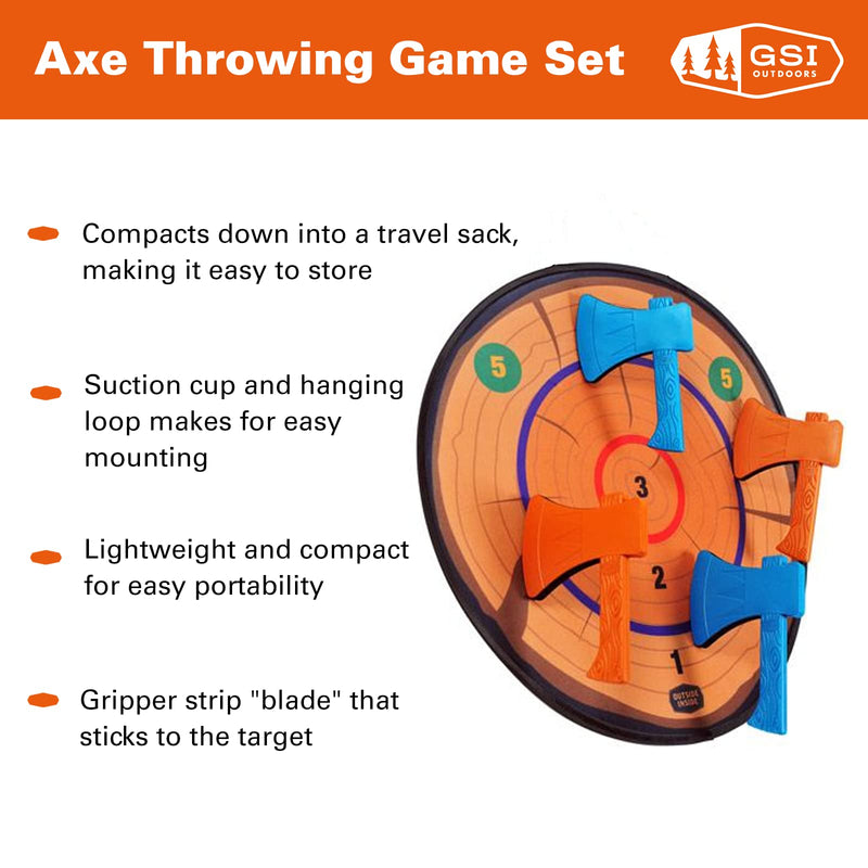 Outside Inside Foam Axe Throwing Game Set for Home, Camping and Travel, for Indoor & Outdoor Use - BeesActive Australia