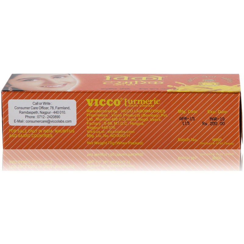 Vicco Turmeric Skin Cream 70g - BeesActive Australia