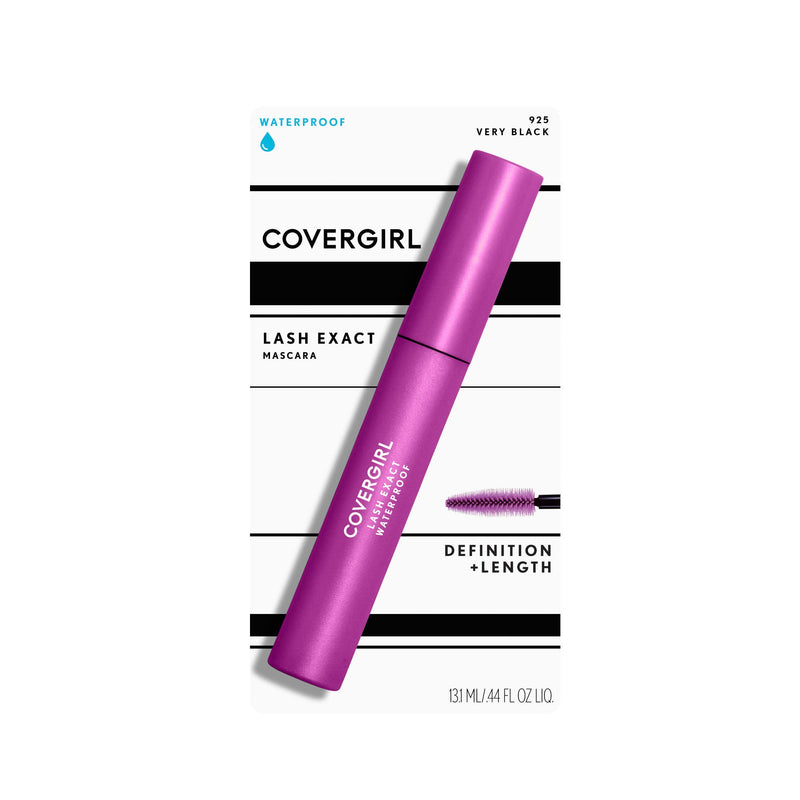 COVERGIRL Lashexact Mascara Waterproof Very Black 925, .13 oz (packaging may vary) - BeesActive Australia