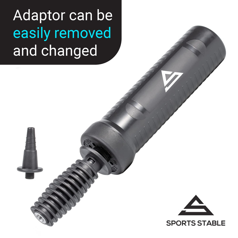 Sports Stable Exercise Ball Pump, Dual Inflation Manual Air Pump for Your Yoga and Pilates Ball, Pool Inflatables, and Party Balloons - BeesActive Australia