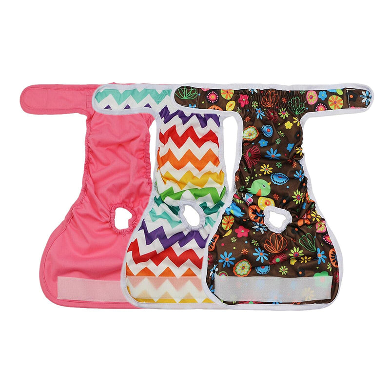 Washable Dog Diapers (7 Pack), Durable Doggie Diapers, Premium Female Dog Diapers X-Small - BeesActive Australia