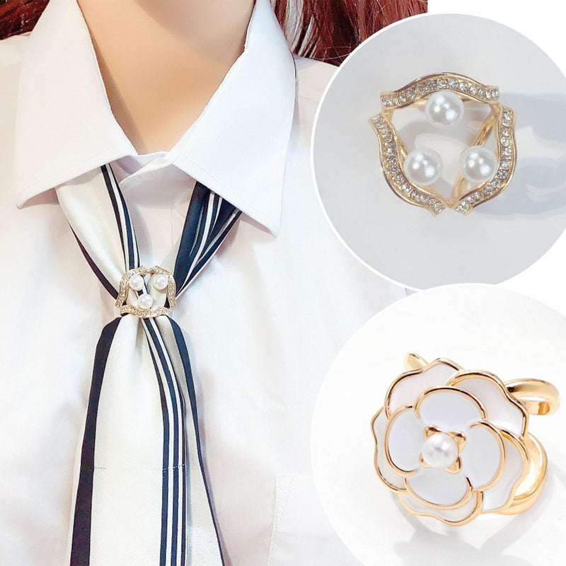 Roizsx scarf buckle rings for women tshirt clips for the side 3PCS scarf buckle-2 - BeesActive Australia