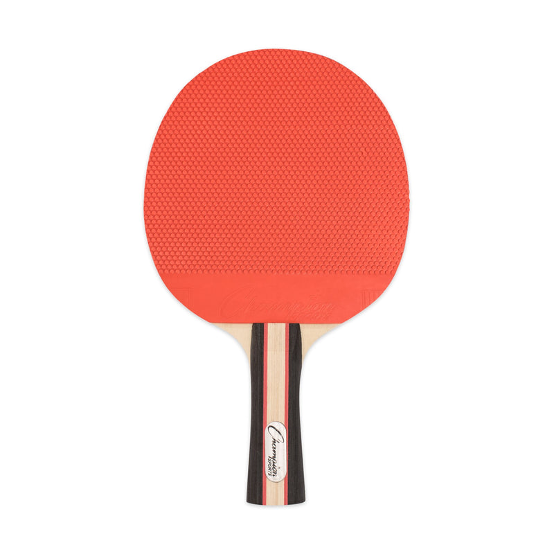 [AUSTRALIA] - Champion Sports Pro Series Rubber Face Table Tennis Paddle - Multiple Speed Ratings Spin Speed Control Rating (2-4-7) 