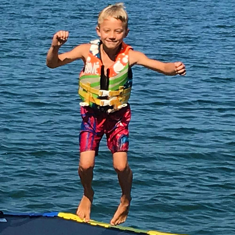 RAVE Sports Child Neoprene Life Vest - USCG PFD (Blue/Orange/White) - BeesActive Australia