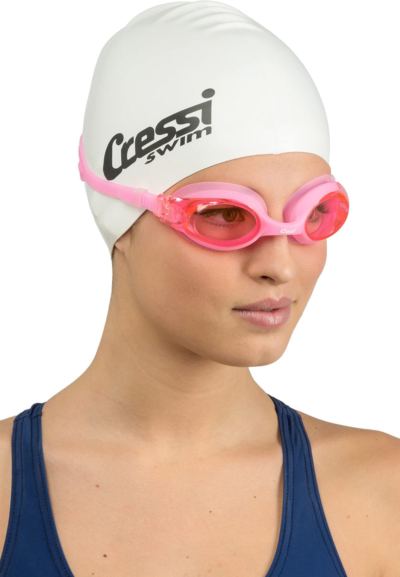 Cressi Adult Swim Goggles, Shatterproof, Anti-Fog and Anti-UV lenses | Nuoto 2.0 Pink - BeesActive Australia