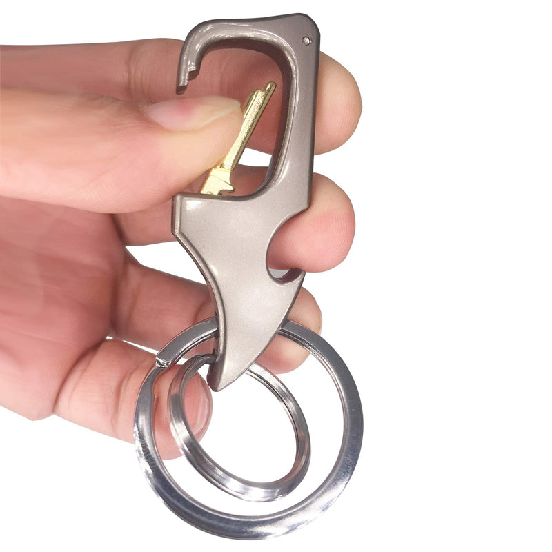 Zinc Alloy Car Keychain For Men And Women | Metal Box Opener Key Ring Clip Pk-1pcs - BeesActive Australia