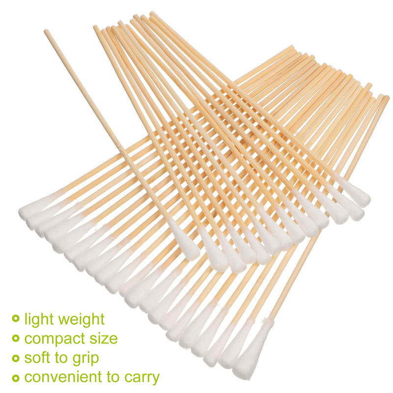 200 Pieces 6 Inches Buds for Dog Long Ear Swab with Wooden Handle for Pet - BeesActive Australia