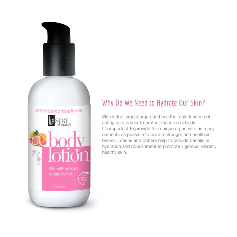 Bon Vital Body Lotion, Spa Moisturizing Body Lotion, Pomegranate Acai Scented Body Silk for Dry Skin Repair Pink Grapefruit - BeesActive Australia