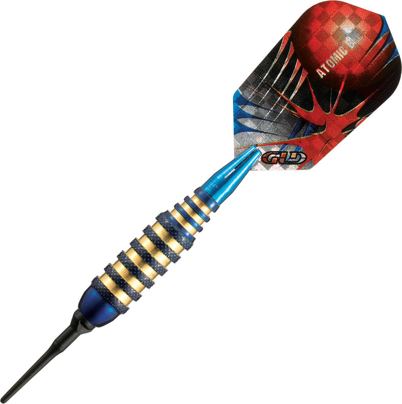 [AUSTRALIA] - Viper Atomic Bee Soft Tip Darts, 16 Grams 16g Blue 