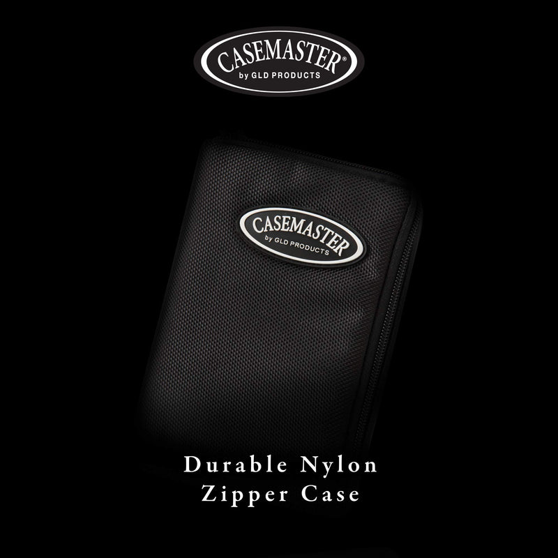 [AUSTRALIA] - VIPER Casemaster Select Nylon Steel and Soft Tip Dart and Accessory Case, Holds 3 Darts, Foam Cushion Allows Flights to be Stored Open Without Being Crushed 