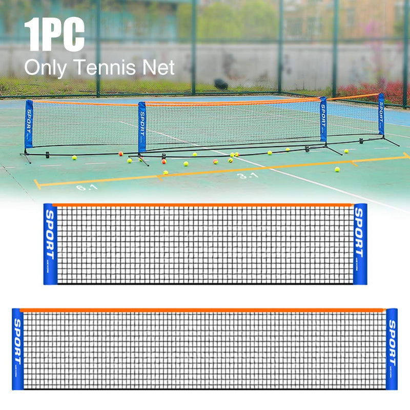 Portable Badminton Net for Tennis, Soccer Tennis, Pickleball, Kids Volleyball - Easy Setup Polyester Sports Net(Size:4.1m, Only Tennis Net) 4.1m - BeesActive Australia