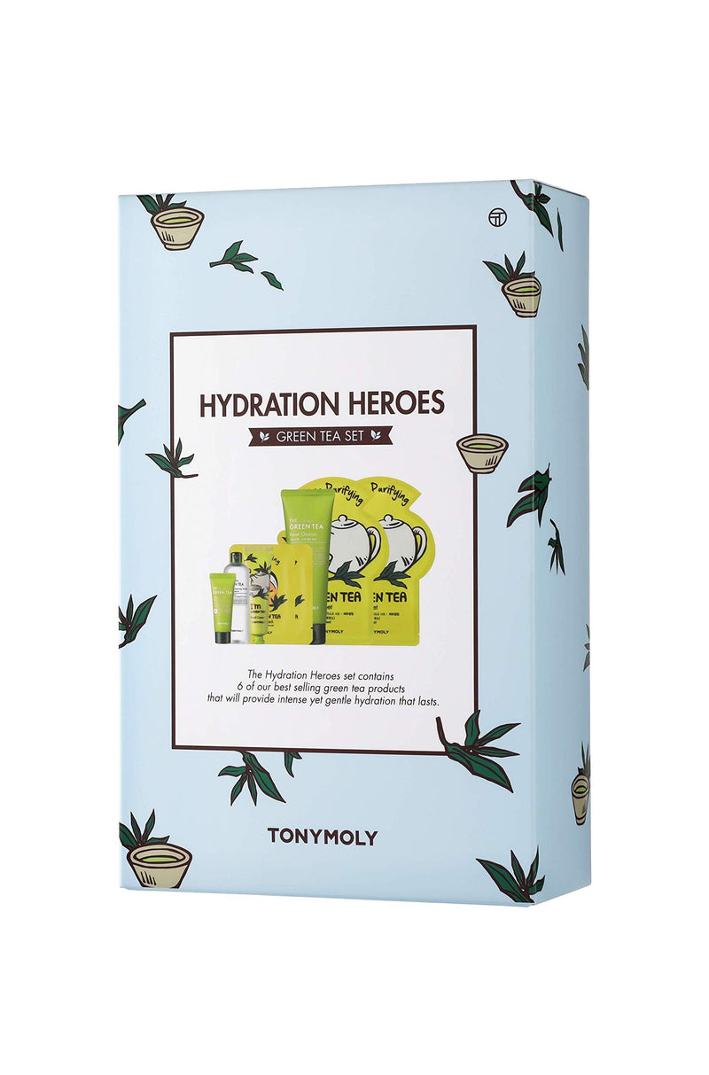 TONYMOLY Hydration Heros Green Tea, Skincare Set - BeesActive Australia
