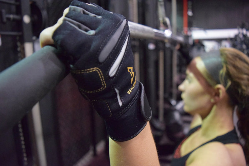 BIONIC Women's Beast Mode Fitness Fingerless Gloves X-Large - BeesActive Australia