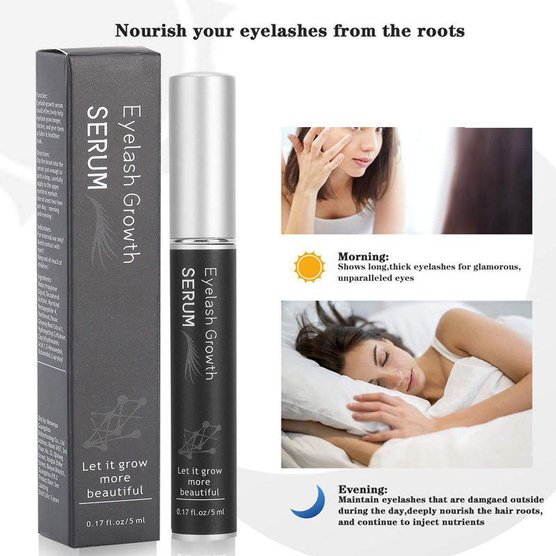 Eyelash Growth Serum Lash Boost Serum Brow Growth Enhancer for Longer Fuller Thicker Lashes & Brows 5ml - BeesActive Australia