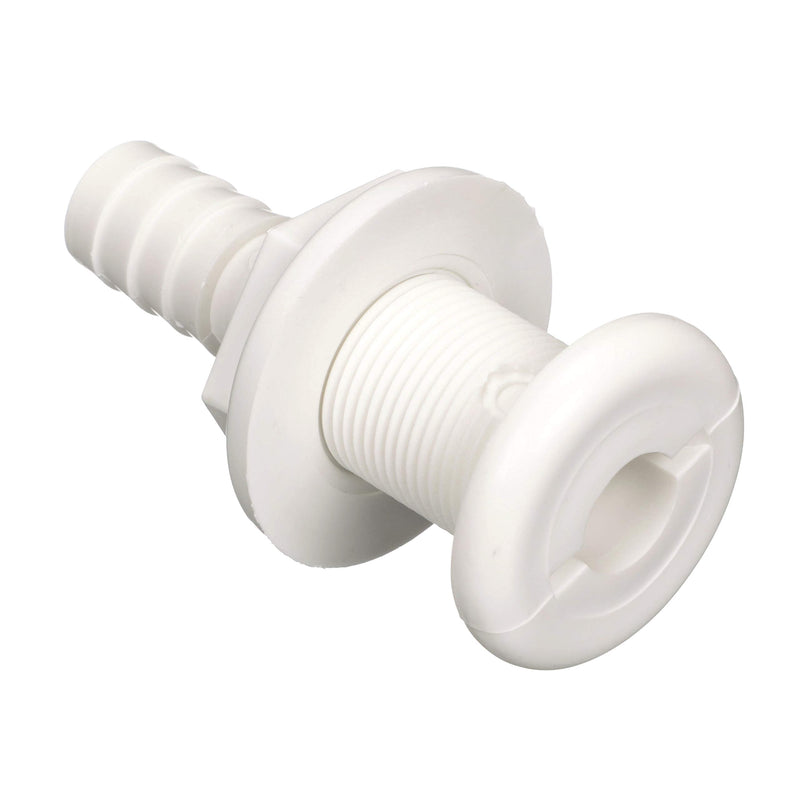 attwood 3873-3 Polypropylene Straight Thru-Hull Connector, White Finish - BeesActive Australia