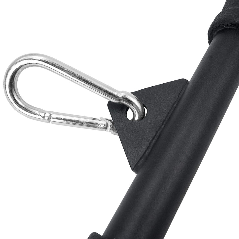 Luwint Fitness Cable Attachments, Exercise Handles/Tricep Rope/Pulldown Bar/Pulley Wheels for Gym Equipment Cable Machine 15.5'' Straight Bar - BeesActive Australia