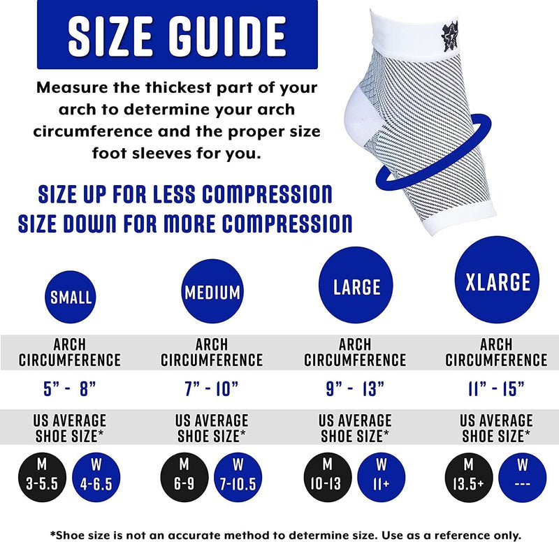 Bitly Plantar Fasciitis Compression Socks for Women & Men - Best Ankle Compression Sleeve, Nano Brace for Everyday Use - Provides Arch Support & Heel Pain Relief (Black, Medium) Black 1 - BeesActive Australia