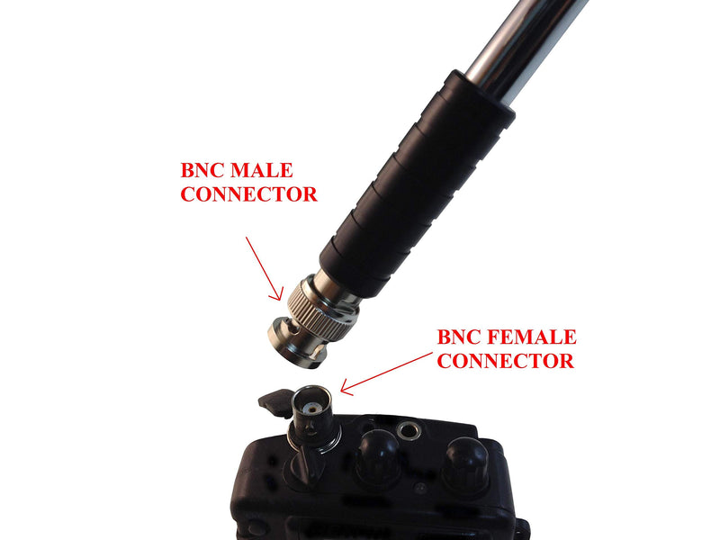[AUSTRALIA] - Anteenna TW-999BNC BNC Male Handheld Antenna Scanner Antenna (20-1300MHz) with BNC Male Connector for Scanner Radio and Frequency Counters 