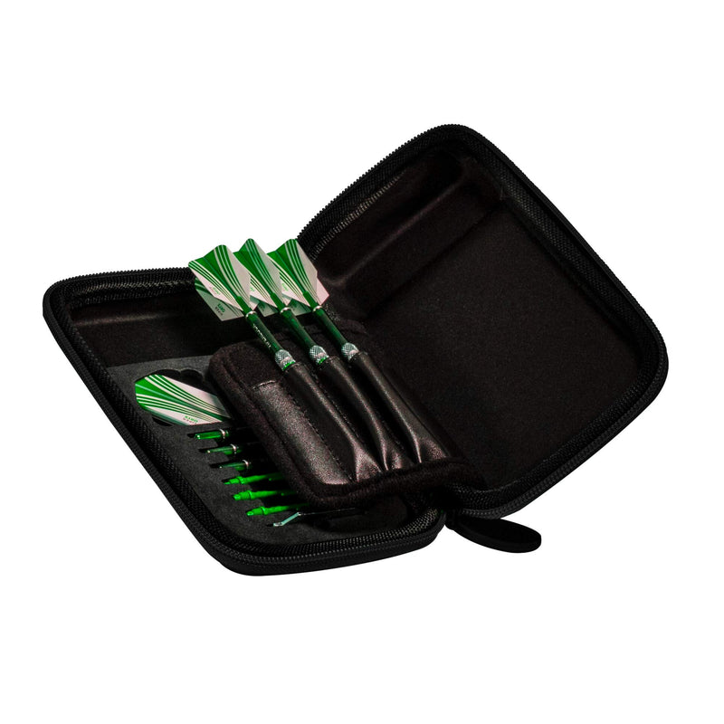 [AUSTRALIA] - Casemaster Sport Dart Case, Hold One Set of Darts and Features Built-in Storage for Flights, Tips and Shafts Black 