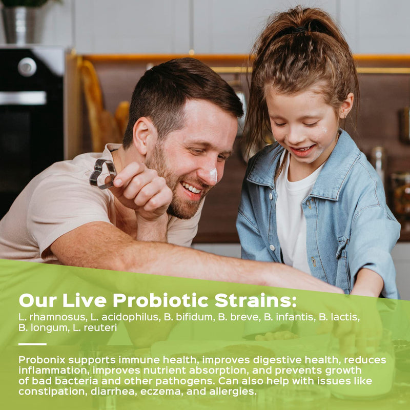 Probonix Kids Probiotic for Toddlers and Children, Organic, Non-GMO Liquid Probiotic Drops, 8 Live Probiotic Strains to Support Gut Health for Toddlers and Children - 1 Month Supply, Grape Children's Grape - BeesActive Australia