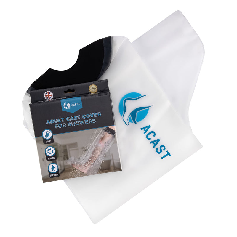 ACAST Waterproof Leg Cast Cover For Shower - Easy To Use, Reusable Leg Protector For Knee, Ankle, Foot - Free E-book Included - BeesActive Australia