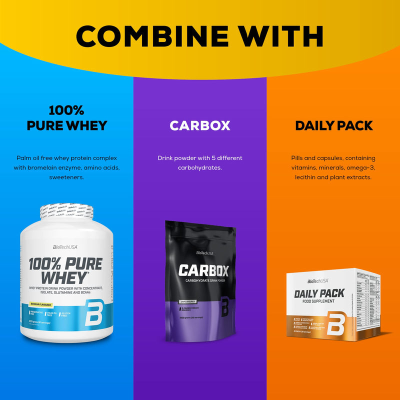 BioTechUSA BCAA + Glutamine Zero, Flavoured Drink Powder with BCAA and L-glutamine Content with sweeteners, 480 g, Peach ice Tea - BeesActive Australia