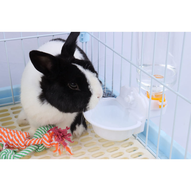 RUBYHOME 17oz BPA Free Cage Water Bottles for Rabbits, Ferrets, Cats and Other Small Animals, Anti-Overflow Water Dispenser for Crate White,17oz - BeesActive Australia