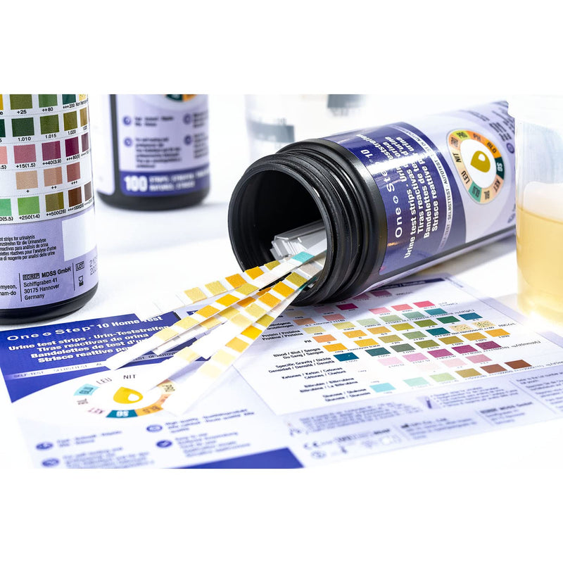 10 Parameter Urine Strips | Dipstick Tests | 100 Test Strips 100 Count (Pack of 1) - BeesActive Australia