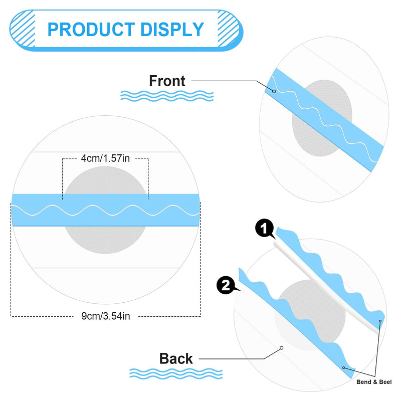 Freestyle Libre Sensor Covers, 50 Pack Waterproof Libre Adhesive Patches Transparent CGM Patches Without Glue - BeesActive Australia