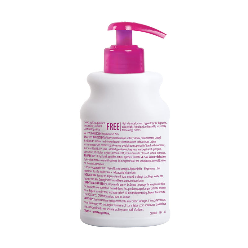 Douxo S3 Calm Shampoo 6.7 oz (200 mL) - For Dogs and Cats with Allergic, Itchy Skin - BeesActive Australia