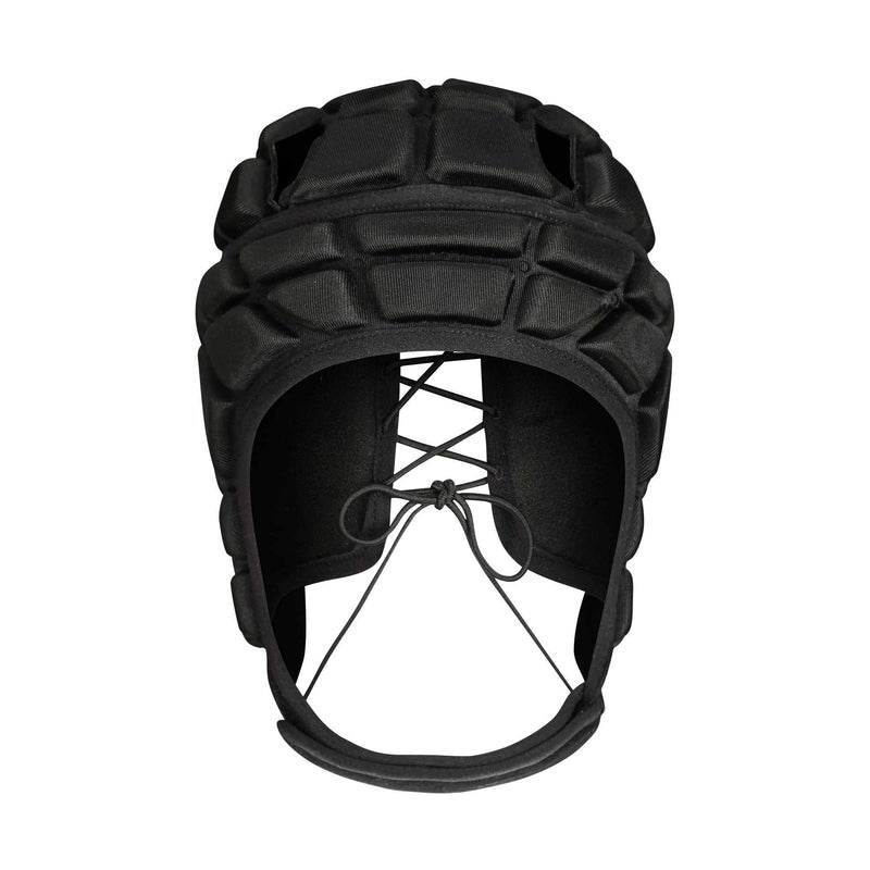 DGXINJUN Soft Shell Protective Headgear 7 V 7 Rugby Headguards Padding Padded Helmet Goalkeeper Adjustable Soccer Goalie Helmet Support Rugby Flag Football Helmet Youth Kids Adults black Large - BeesActive Australia