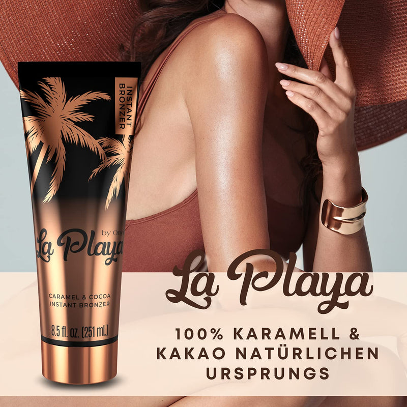 Onyx La Playa - Instant Browning Lotion | Sunless Tanner | Natural Caramel & Cocoa Based Tinted Body Moisturizer I Use Every Day For Glowing Skin - BeesActive Australia